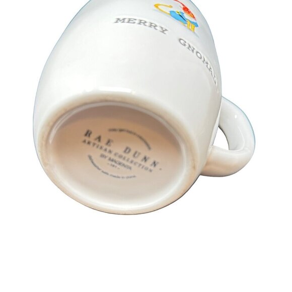Rae Dunn Merry Gnomas Mug Dog Christmas Holiday Large Coffee Cup Ceramic Magenta - Picture 2 of 9